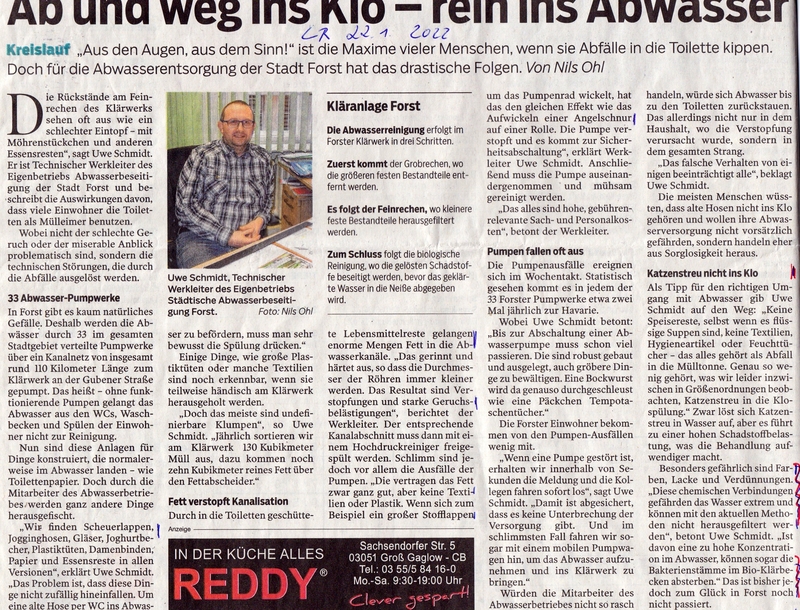 abwasserverschmutzung